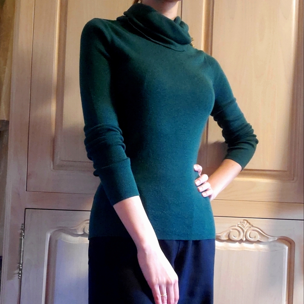 Silk Banana Republic Turtleneck Sweater
